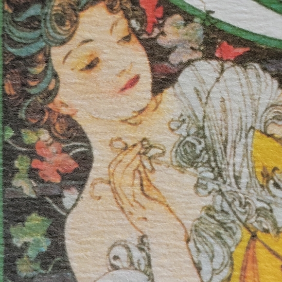 Art Nouveau Alphonse Mucha Menu Cards Set (4) ~ Elegant ~ Moët & Chandon Ad - Picture 6 of 16